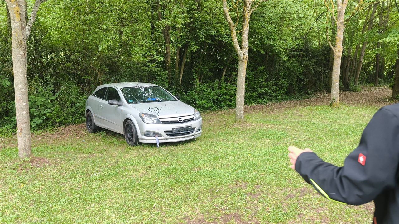 Der Astra H GTC bei der Abholung
